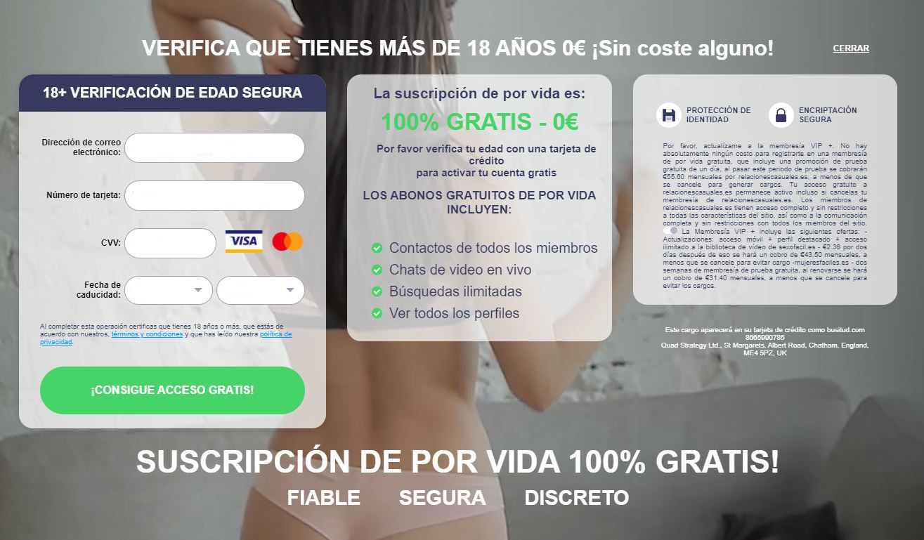 verificar mayoria de edad en relaciones casuales