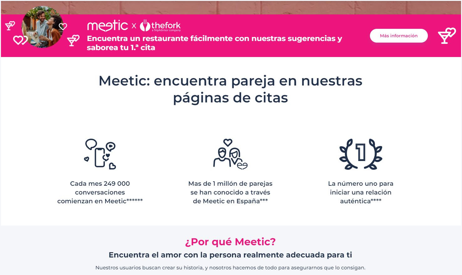 web de citas meetic