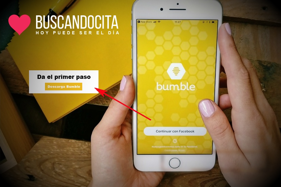 Proceso de registro en Bumble