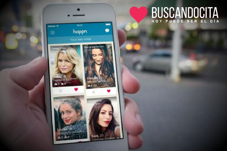 La aplicación móvil de Happn